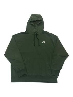 Nike Sportswear Club Fleece Pullover Hoodie - Dark Green - XL